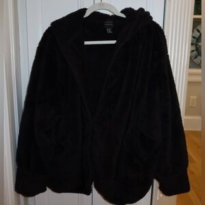 Forever 21 Black Teddy Jacket